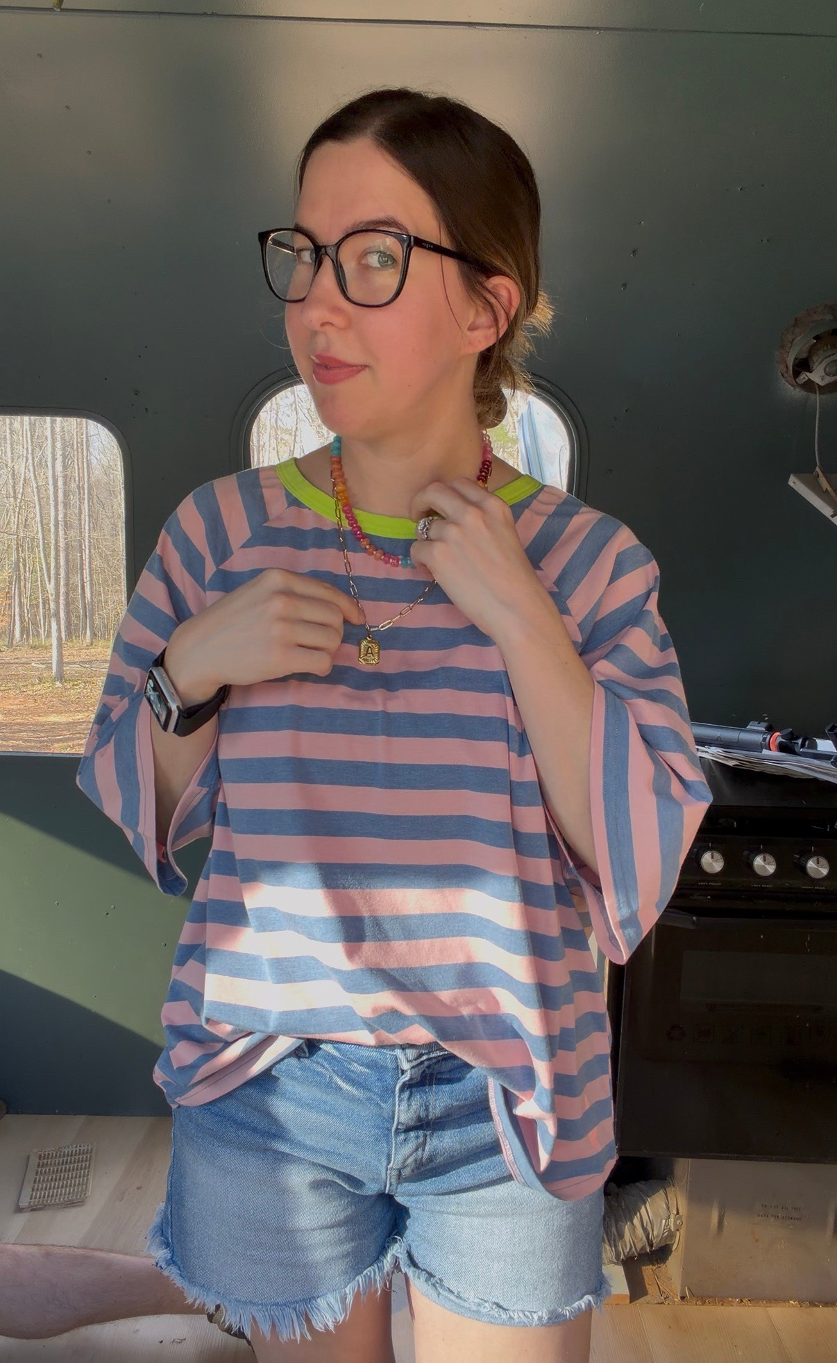 Links below to the shirt and necklace I wore for our first Airstream video 🎉



#LTKootd #LTKHome #LTKspring