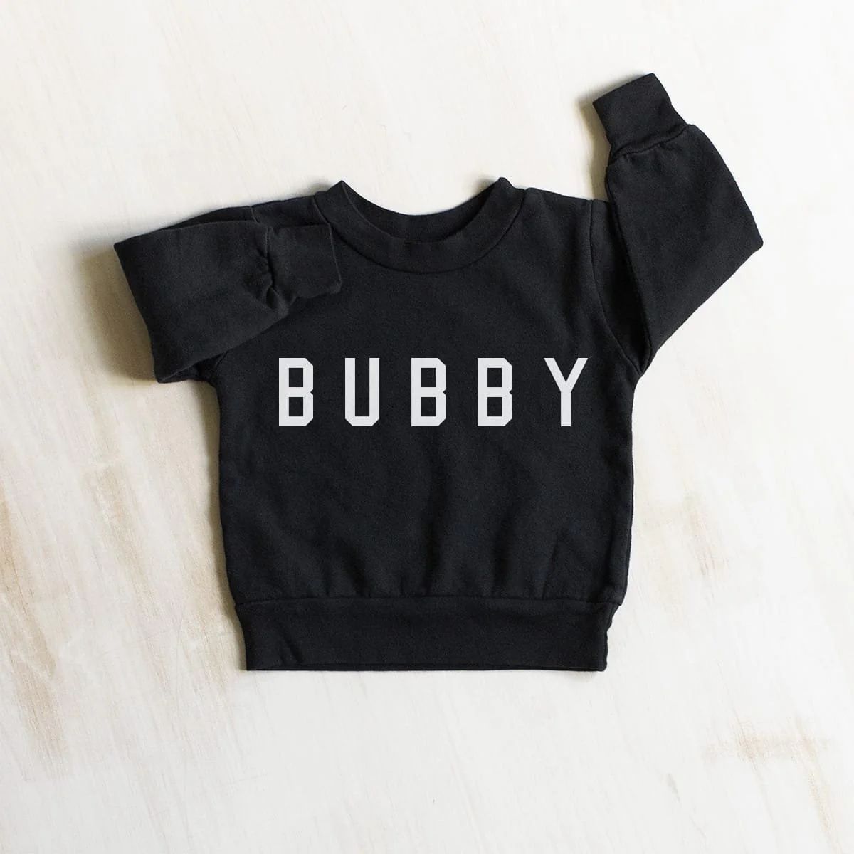 Kids Bubby Everyday Boys Sweatshirt in Black - Ford And Wyatt | Ford and Wyatt