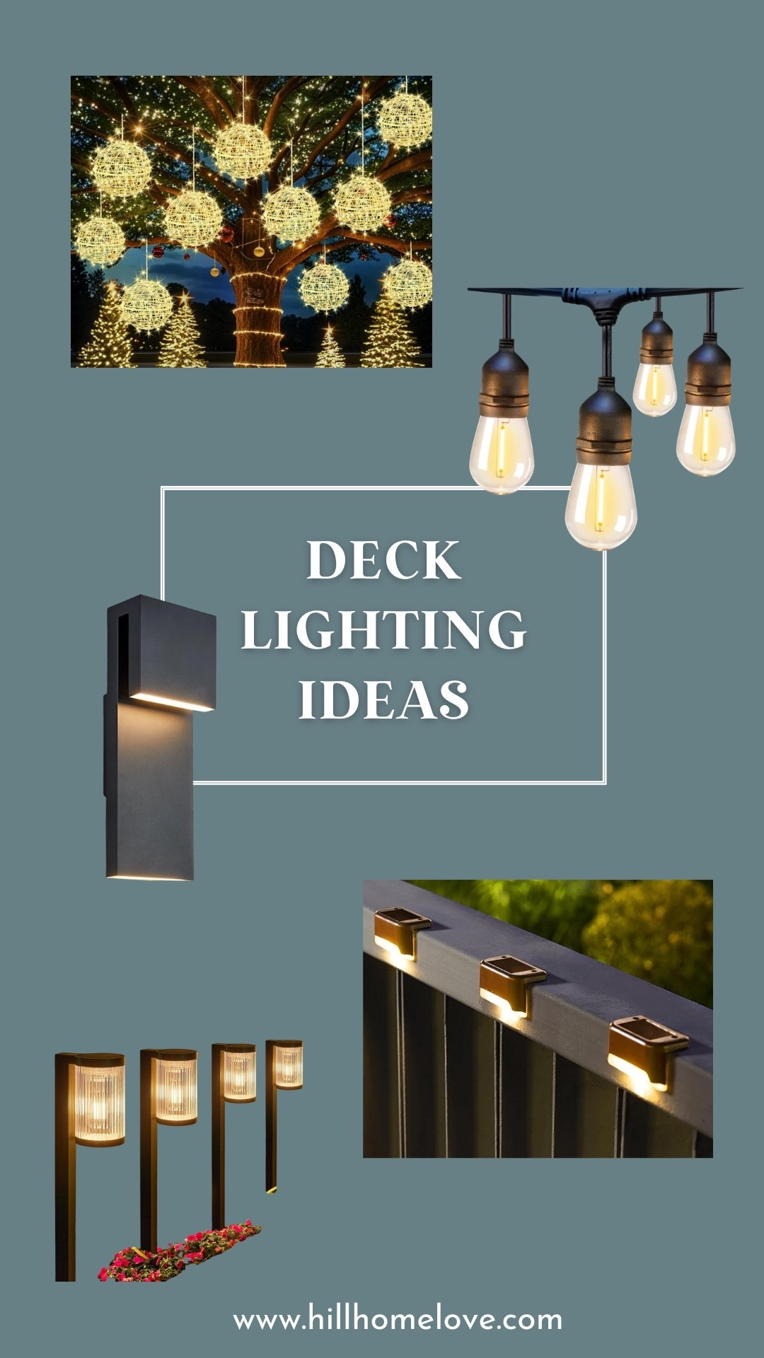 Lighting ideas for a backyard deck or patio 

#LTKHome