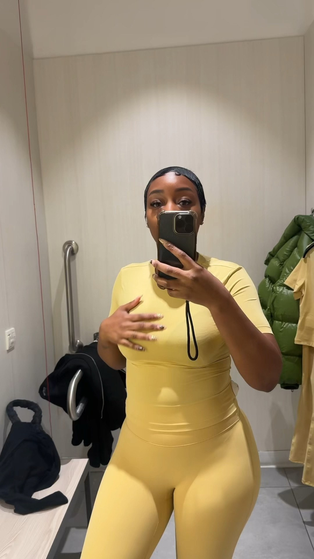 Cozy meets chic in this H&M loungewear set! 💛 Linking this cute crop top and flared leggings on my LTK for all the effortless vibes. ✨

#HMFinds #ComfyButCute #LTKfit #YellowVibes

#LTKuk #LTKfitness #LTKstyletip