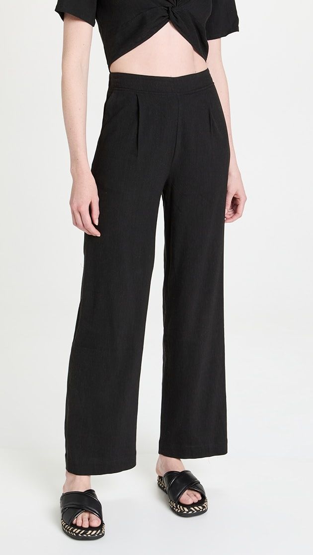 Pleated Linen Pants | Shopbop