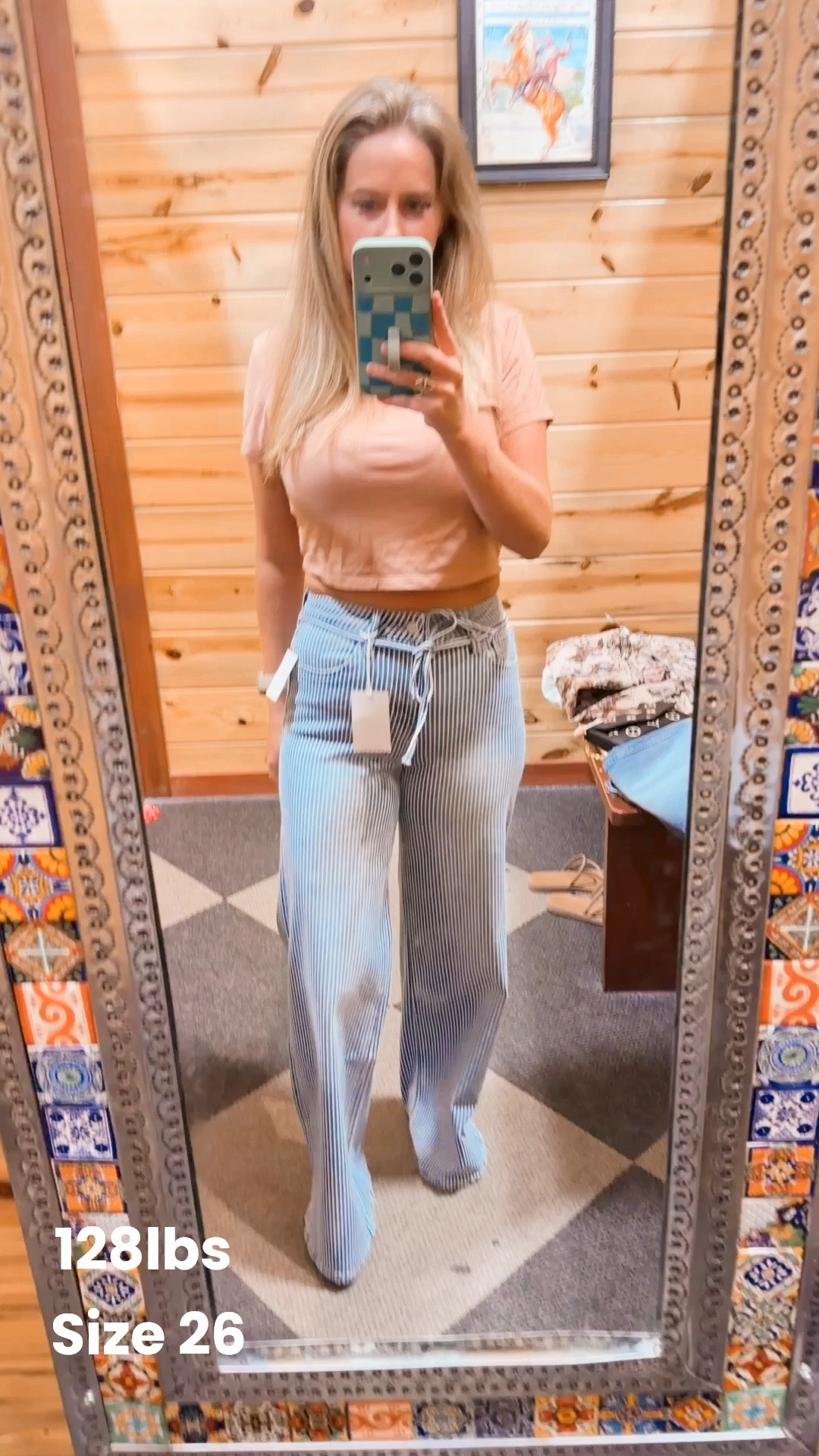 LOVE these stripped pants! I’m obsessed

#LTKootd #LTKmomlife #LTKgrwm