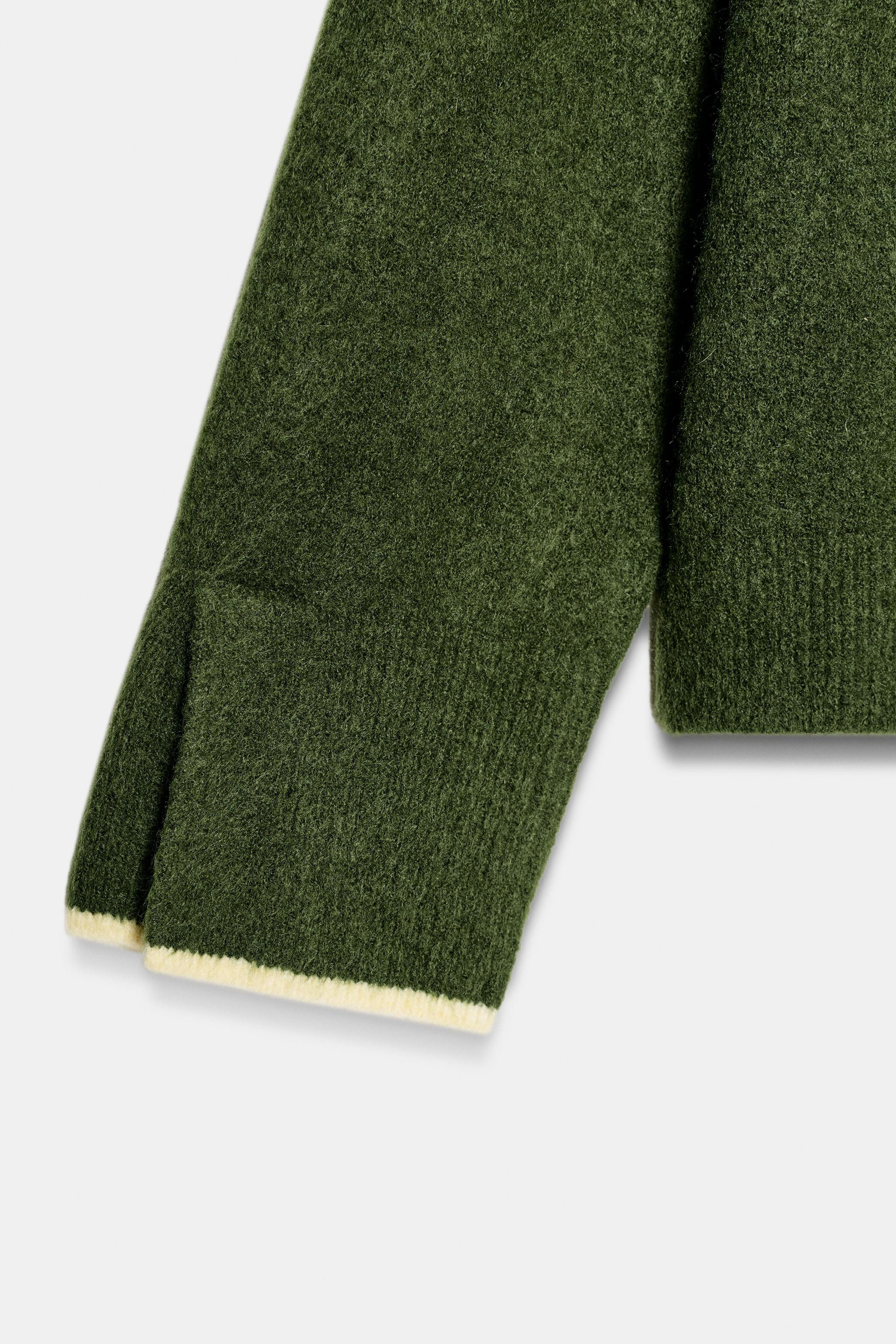 CONTRAST TRIM CARDIGAN | Zara US