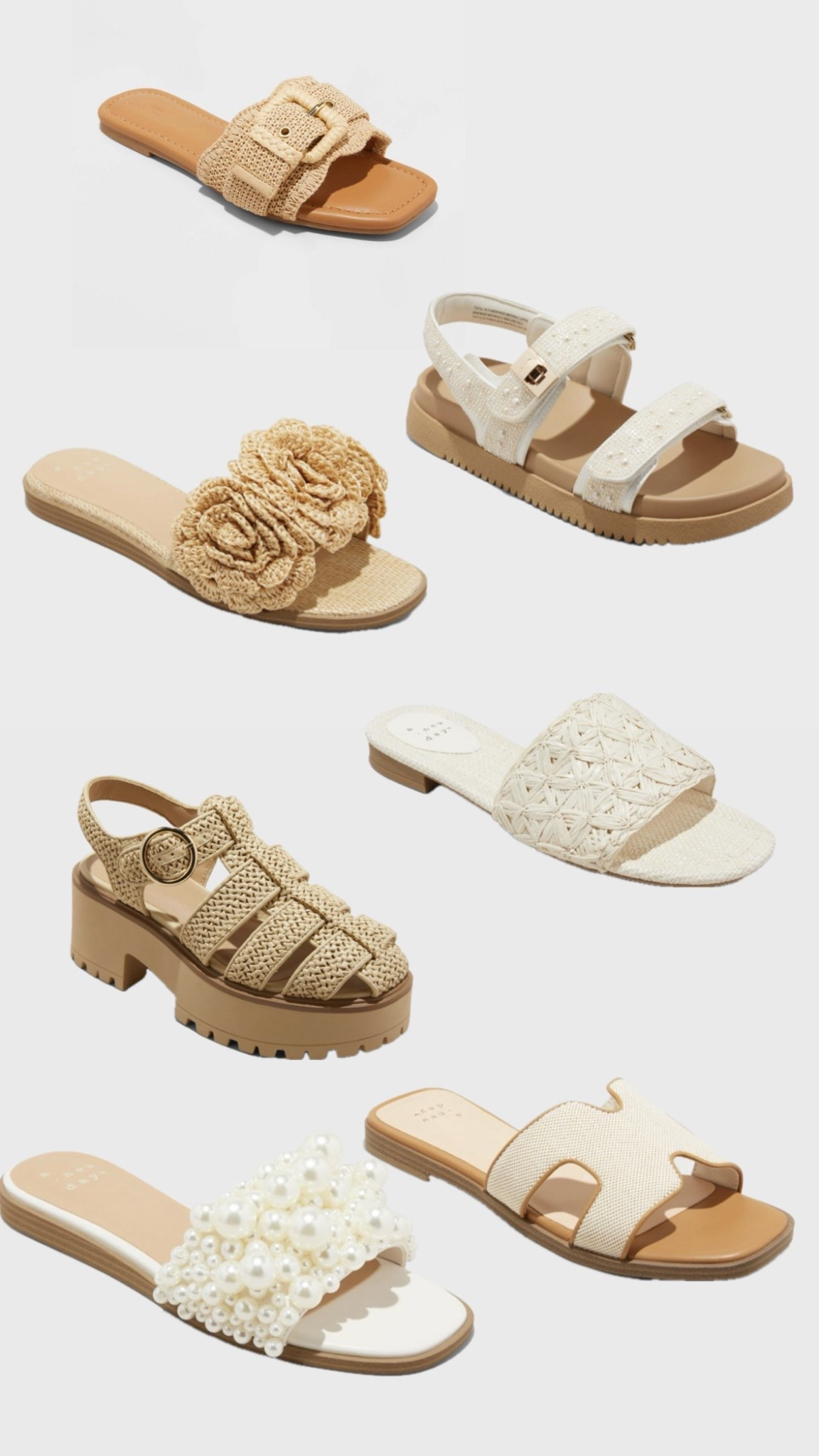 All the cutest shows for spring and summer ON SALE! #target #springshoes #summershoes #sandals 