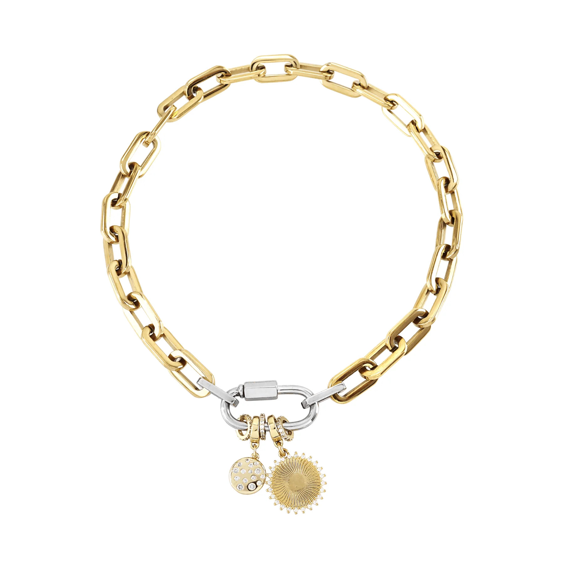 CARABINER SUN PUERTO NECKLACE | Artizan Joyeria