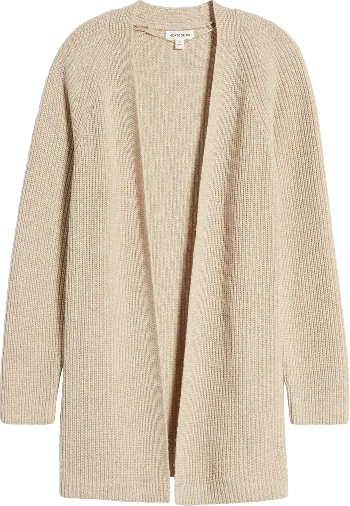 Rib Long Cardigan | Nordstrom