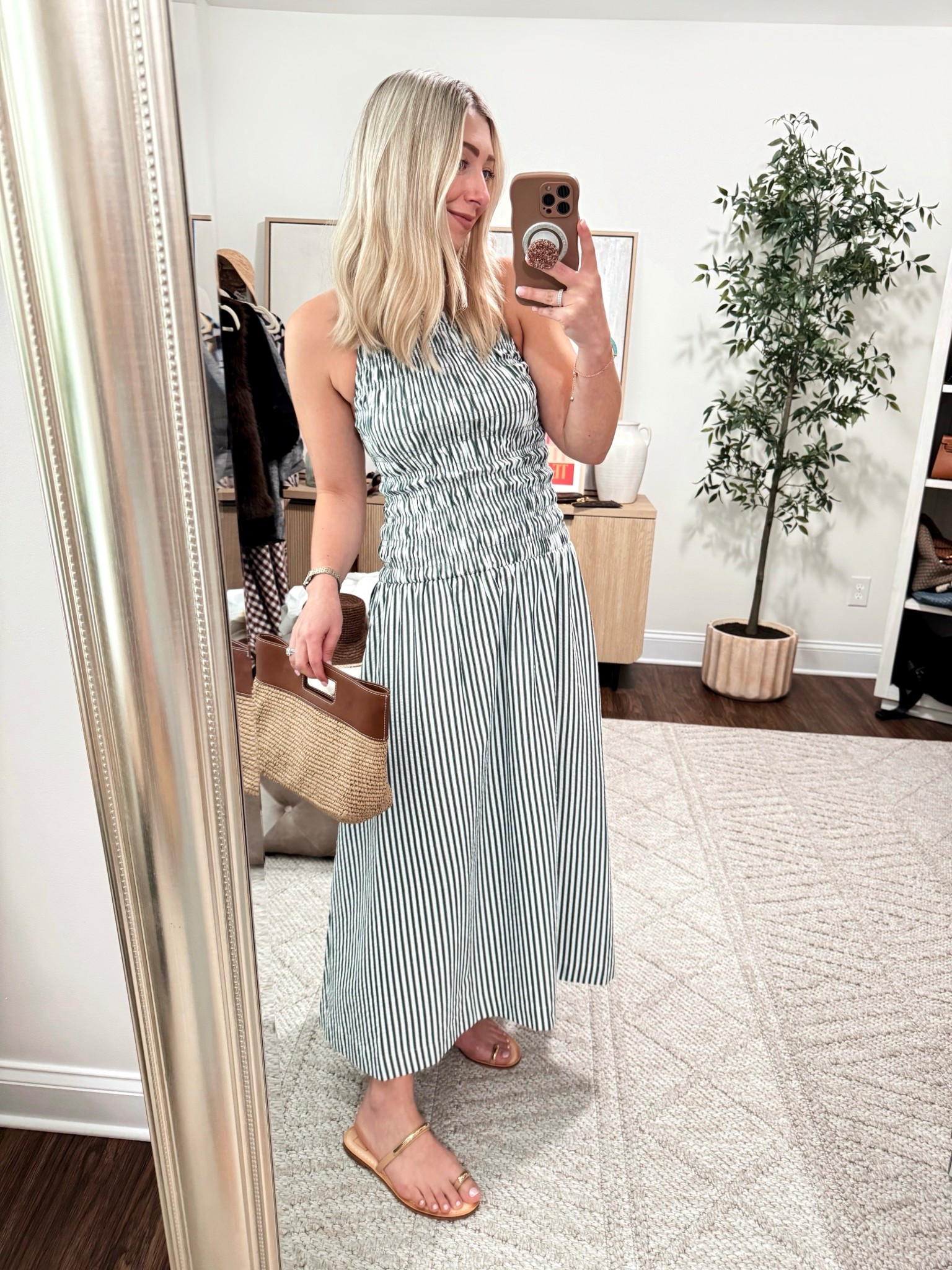 Loft maxi green stripe dress —taking this to the beach! Size down, wearing size XS! 

Loft dresses, maxi dresses, Easter dresses 

#LTKootd #LTKSaleAlert #LTKmomlife