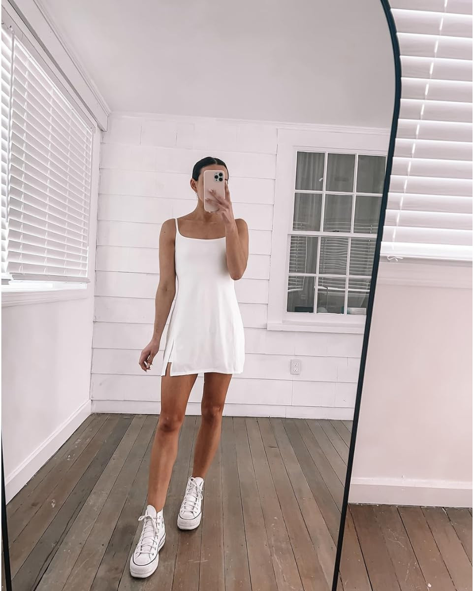 Summer vacation dress wearing S, sneakers sized down a full size!
athletic dress/chucks/converse 

 

#LTKSeasonal #LTKPetite #LTKFindsUnder50