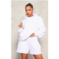 White Oversized Fit Sweat Hoodie | PrettyLittleThing US