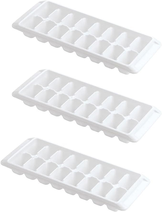 Rubbermaid - Ice Cube Tray, 16 cube trays (3 Pack, White) | Amazon (US)