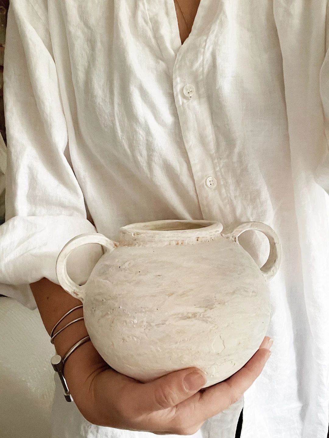 Handmade Wide Mouth Olive Jar Pottery Antique Ceramics Old Pottery Vessel Weathered Vase Ceramic ... | Etsy (US)
