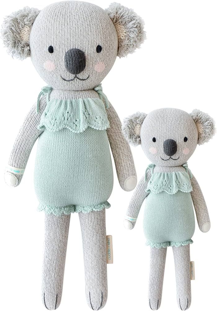 Amazon.com: cuddle + kind Claire The Koala (Mint) Doll - Lovingly Handcrafted Dolls for Nursery D... | Amazon (US)