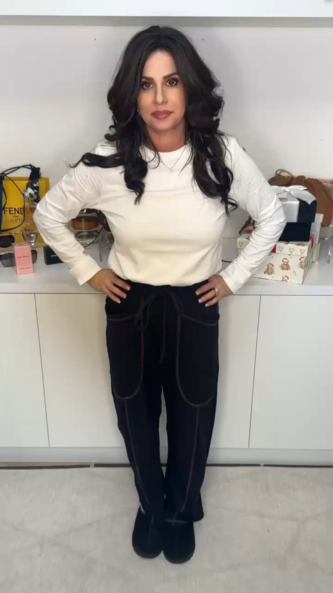 Baggy Barrel Wide Leg Cotton Lounge Pants with Pockets 

#LTKootd #LTKOver40 #LTKSeasonal