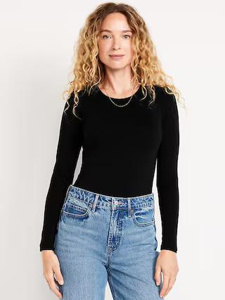 Long-Sleeve Crew-Neck Bodysuit | Old Navy (US)