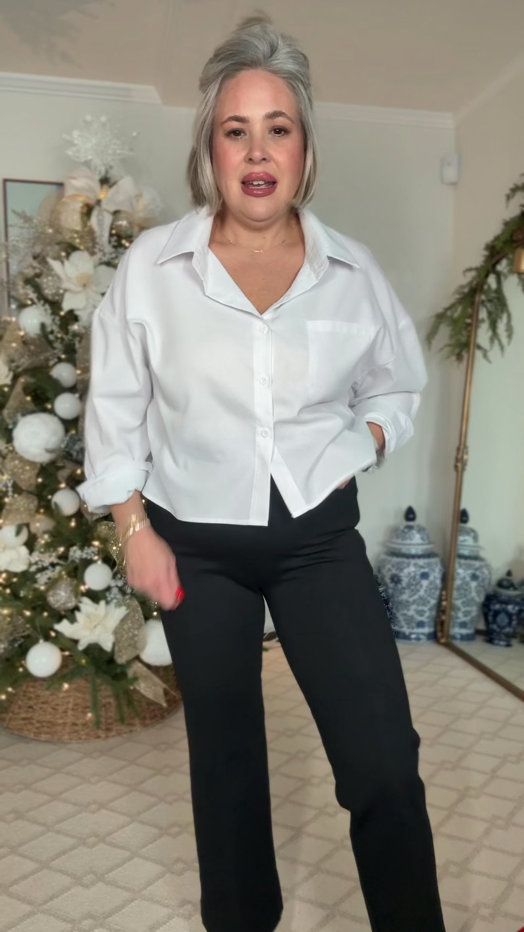 These black Ponting net flair kick crop pants are so stunning. They are the essential black pants that you will wear for years to come. Stock up now with a cyber sale of 30% off plus an extra 10% off.

#LTKHoliday #LTKCyberWeek #LTKFindsUnder100