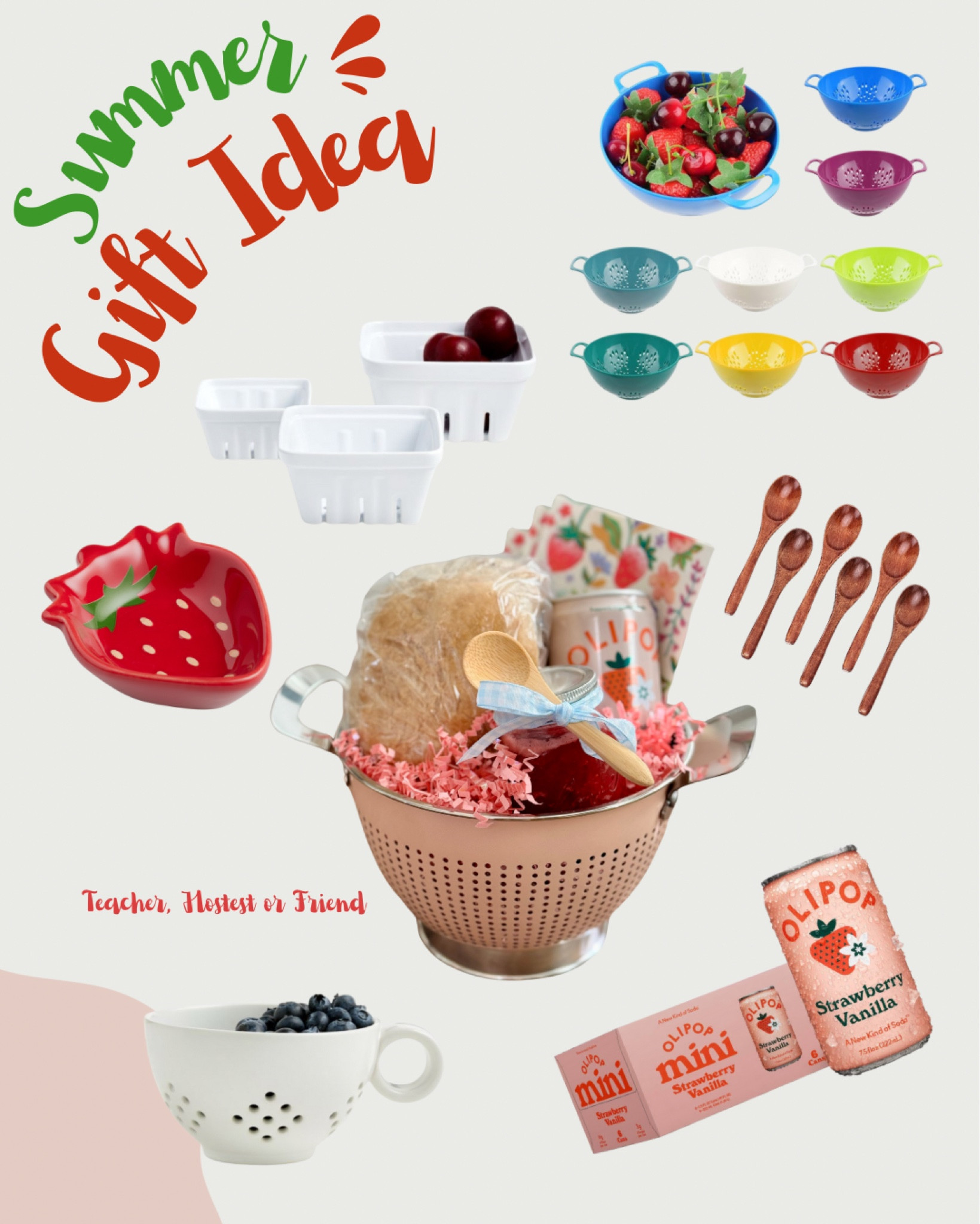 This giftable is so Berry Sweet!  Simply fill a Berry strainer with homemade/local jam, fresh mini bread loaf, a strawberry Ollipop and/or giftcard. It’s both thoughtful and practical.

#LTKSeasonal #LTKHome