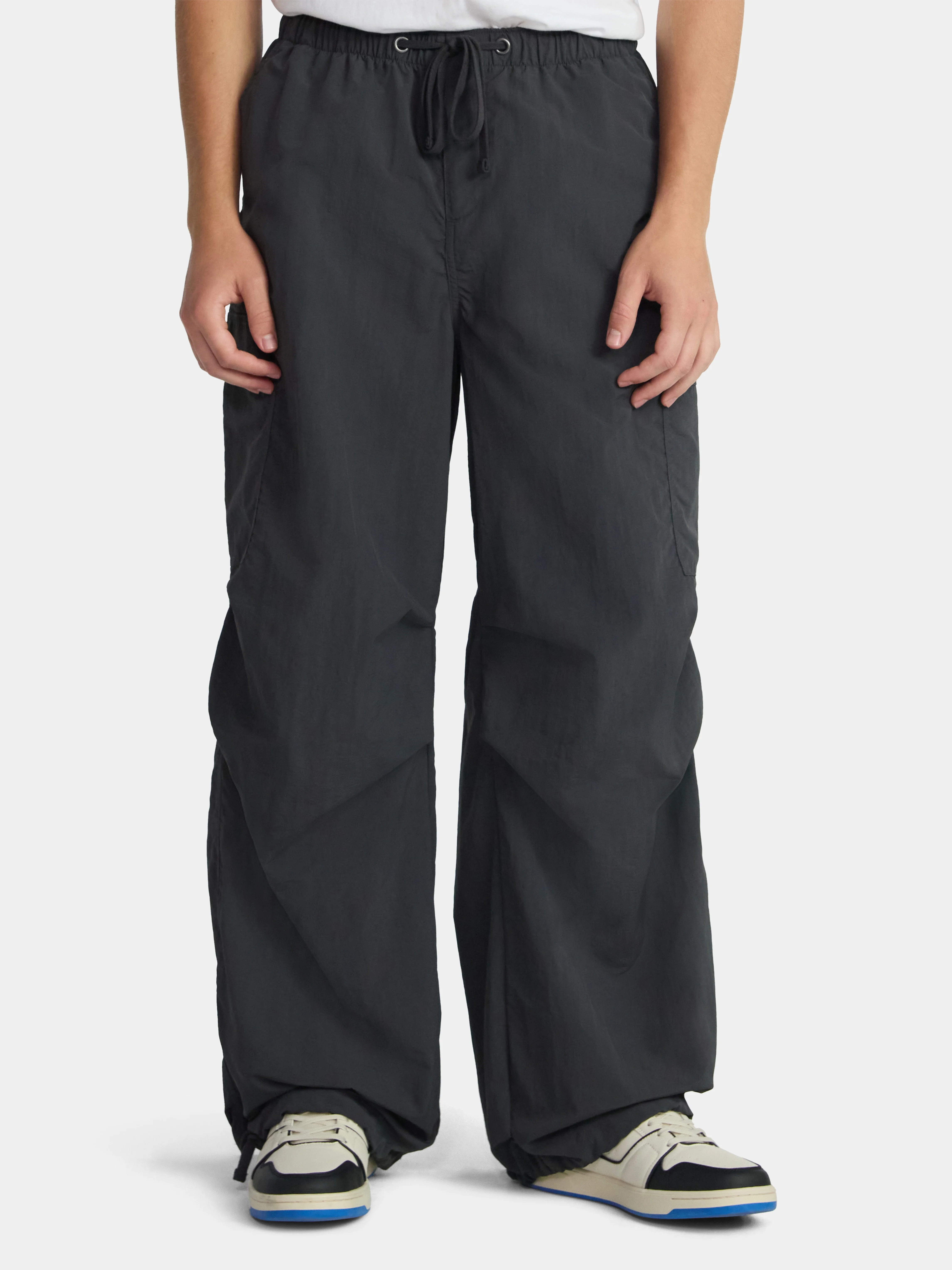 No Boundaries Nylon Parachute Cargo Pants, Men's & Big Men's | Walmart (US)