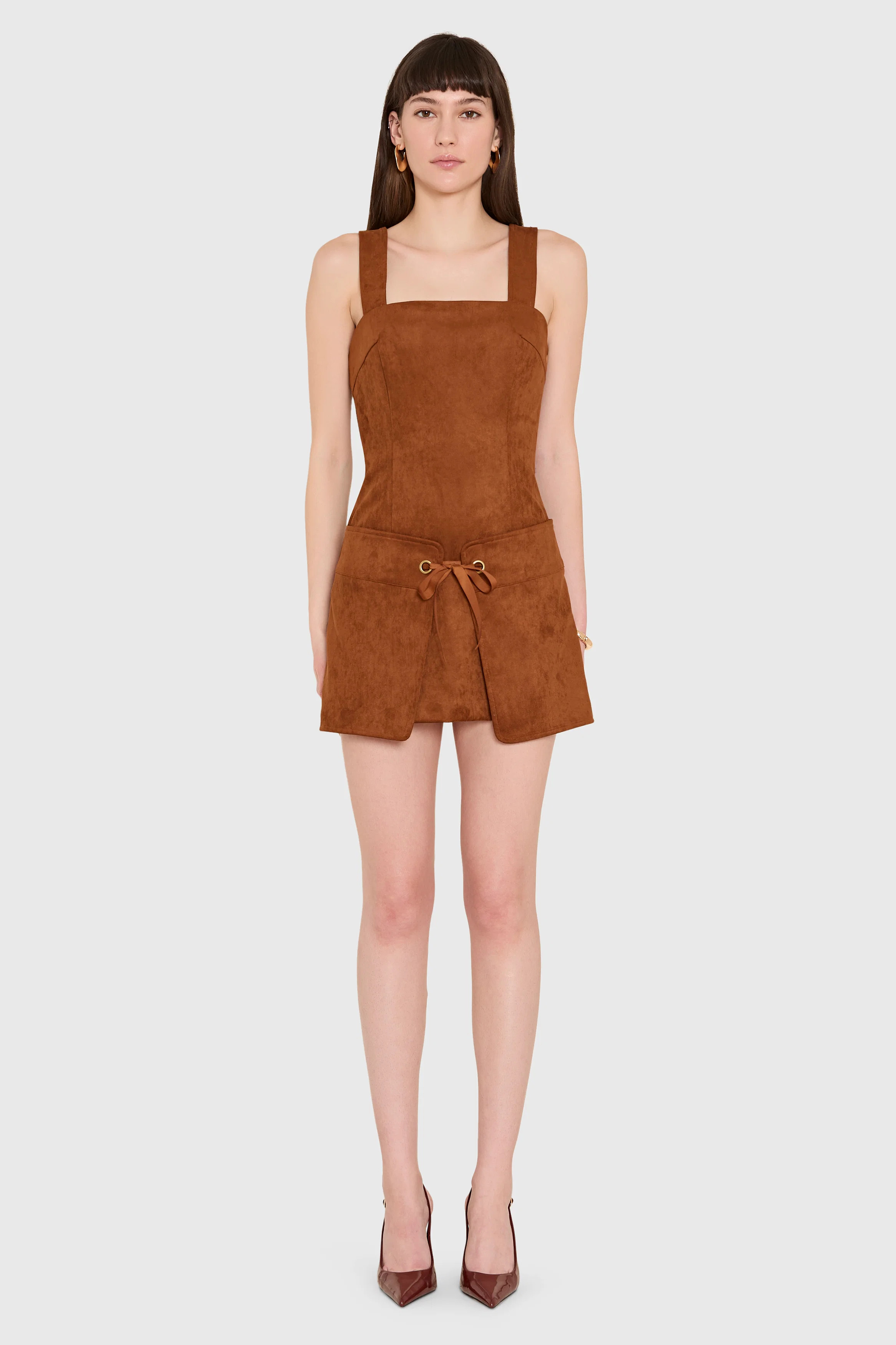 Robin Romper in Suede | Amanda Uprichard