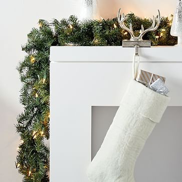 Canadian Pine Light-Up Garland | West Elm (US)