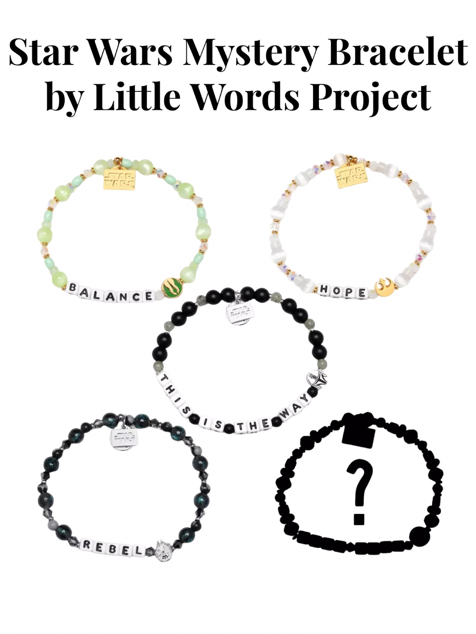 Little Words Project has the cutest mystery Star Wars bracelets available at Disney Store!

#LTKootd #LTKSeasonal