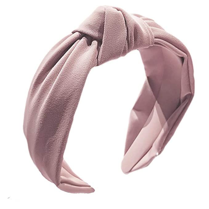 Headband for Women, Knotted Wide Headband, Yoga Hair Band Fashion Elastic Hair Accessories for Wo... | Amazon (US)