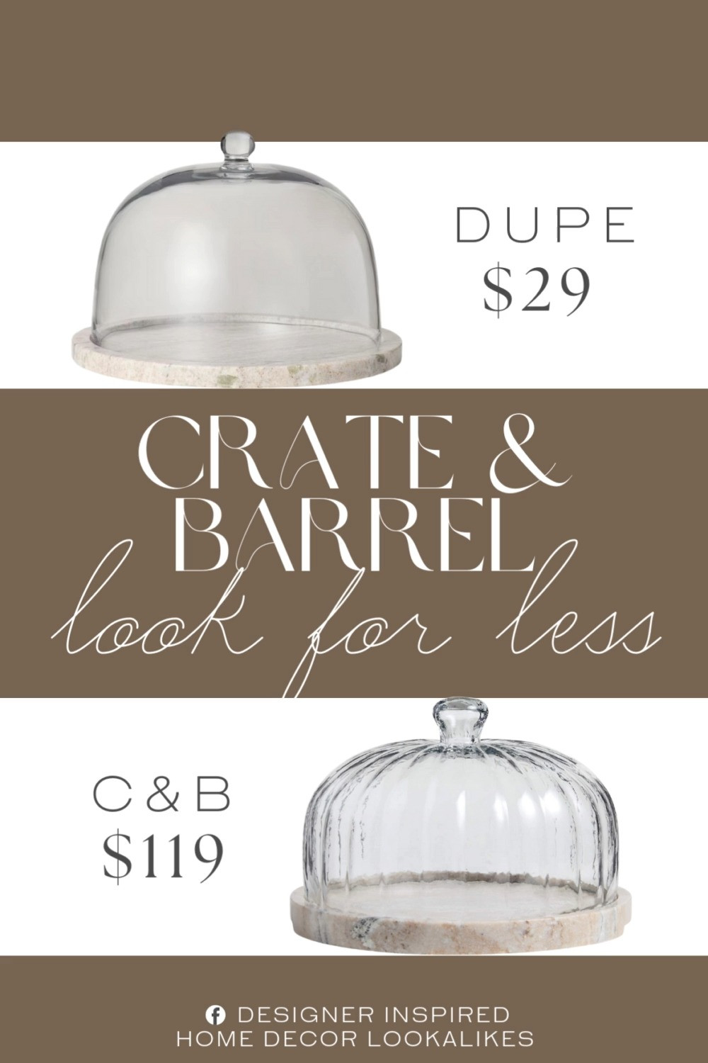 Inspired by Crate & Barrel Marble Cheeseboard with Glass Cloche. Marble Cloche Cheese Dome. Elegant Marble Cheese Server. Marble Cake Stand with Glass Dome. Round Marble Cheese Platter. Glass Cloche Cheese Stand.  

Home more affordable option find copy cat similar look for less budget friendly affordable cheap cheaper beautiful pretty. Clearance sale coupon code discount code promo code luxury lookalike look a like Inspo inspiration inspired by idea ideas Love like these? I share multiple every day in my FB group.
#crateandbarrelinspired #marblecheeseboard #homedecorinspo #elegantdining #servingstyle #chicservingtray #domestand #decorativecheeseboard 

 #LTKHoliday #LTKHome #LTKFindsUnder50