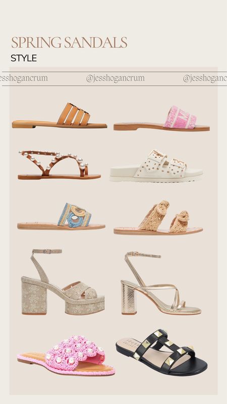 Rounding up a bunch of cute spring sandals for you!

Spring sandals, spring shoes, trending shoes, spring fashion, raffia sandals, pearl sandals, woven sandals, Jess Crum 

#LTKSeasonal #LTKshoecrush #LTKstyletip