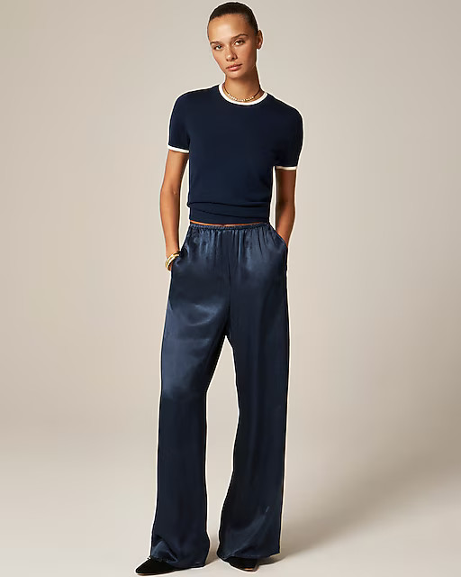 Cosmo pant in luster charmeuse | J. Crew US