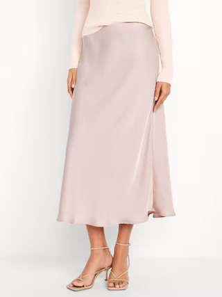 Satin Maxi Skirt | Old Navy (US)