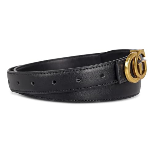 Aurolran Women's Leather Belt with Buckle - Ideal for Dresses, Jeans, and Coats | Amazon (US)