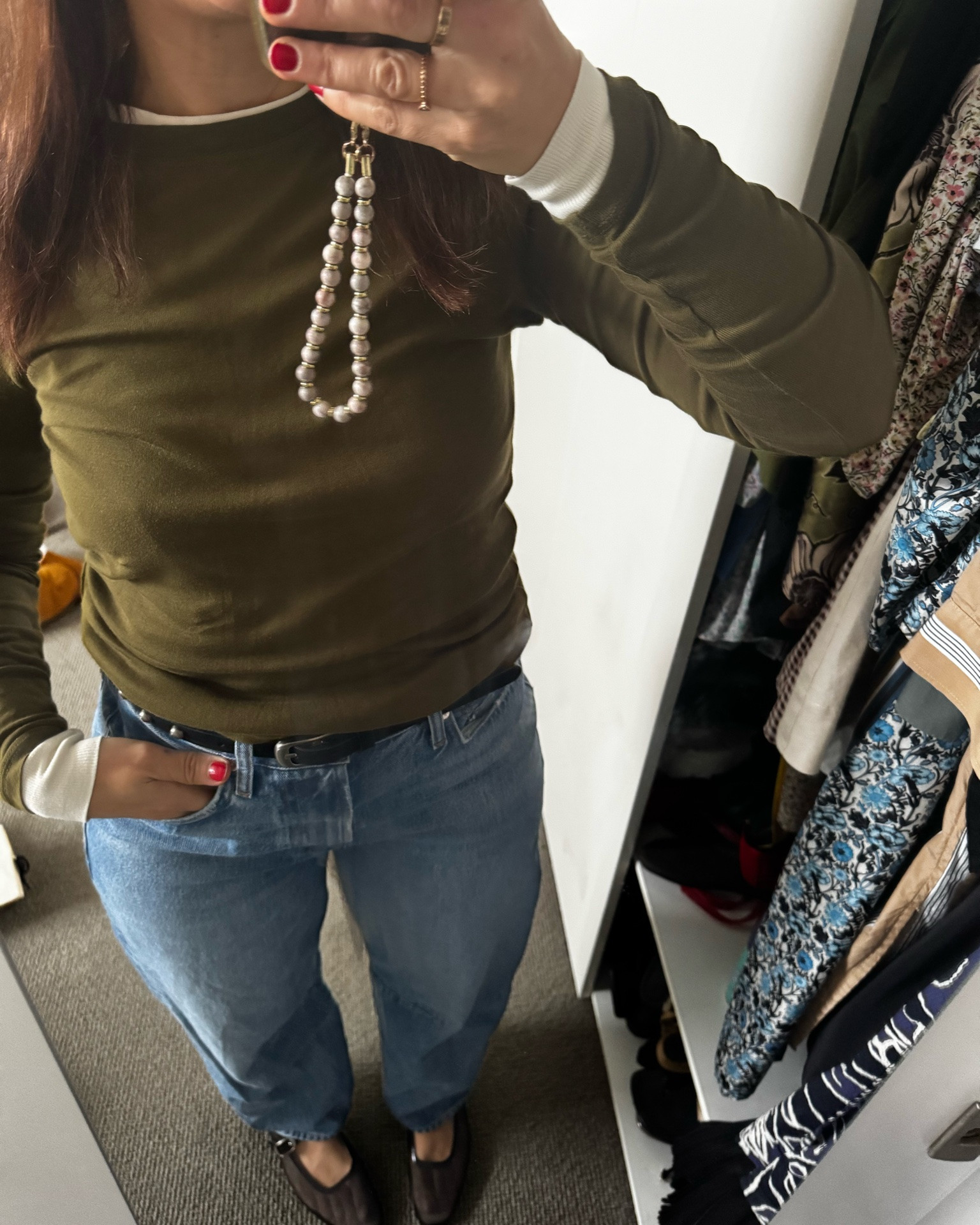 H&M layering tops, Oxford suede belt, Citizens of Humanity jeans, Le Monde Beryl mesh Mary Janes.

#LTKaustralia #LTKwinter