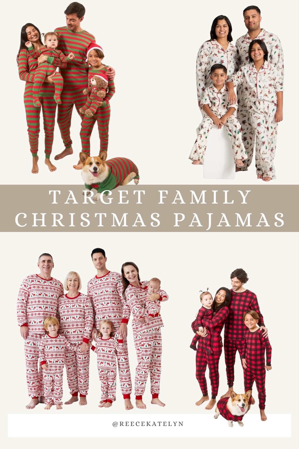 Kids target Christmas pajamas / Family Christmas pajamas 