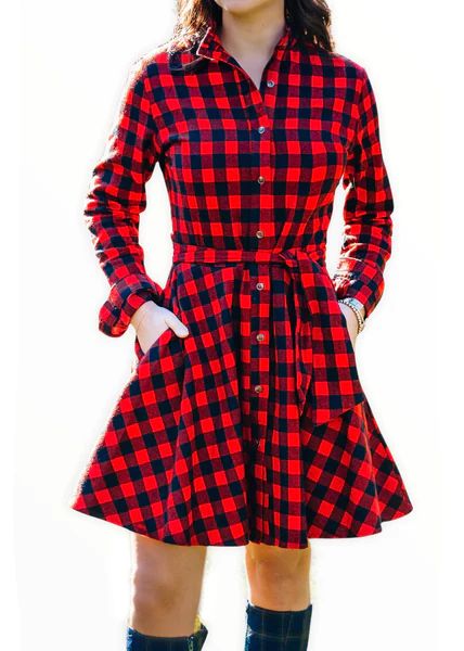 North Woods Flannel Dress | Kiel James Patrick