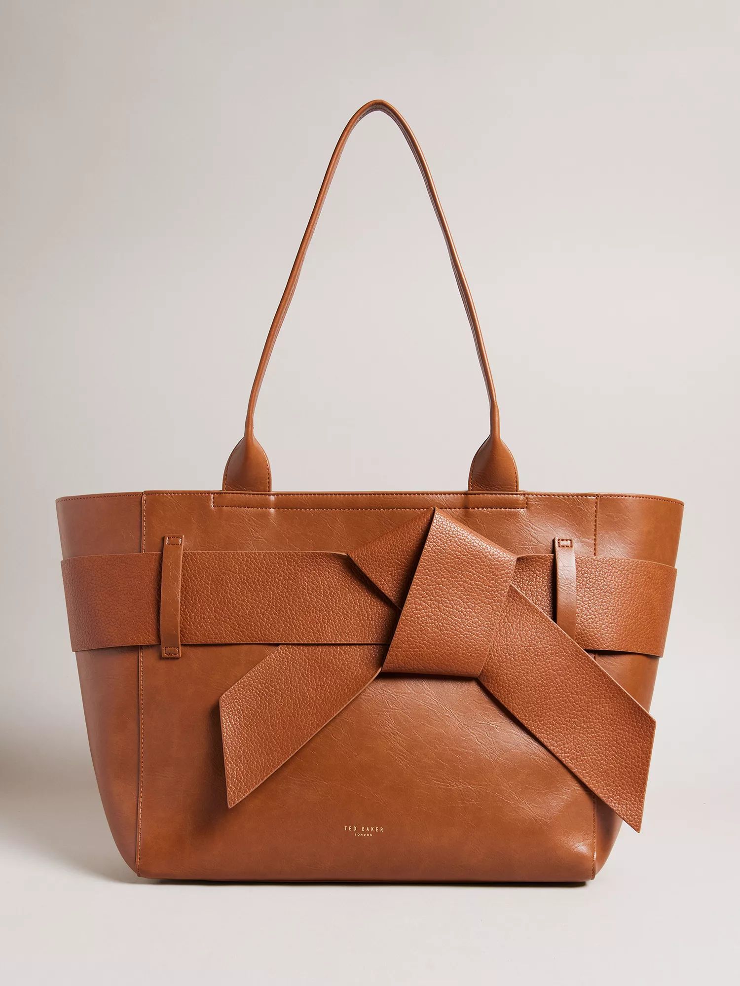 Ted Baker Jimma Bow Large Tote Bag, Brown | John Lewis (UK)