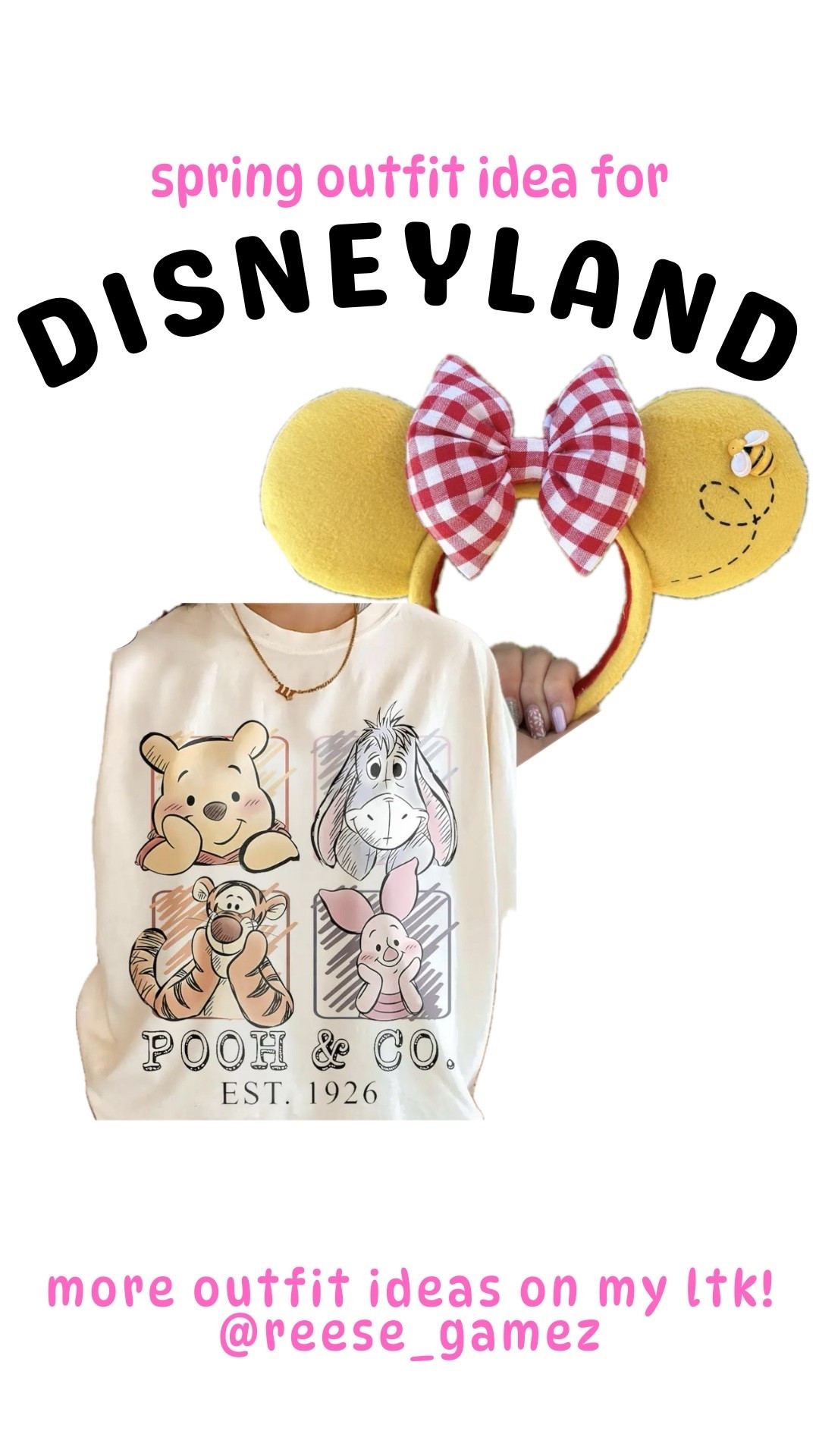 disney outfit, disneyland outfit, disney outfits, disneyland outfits, winnie the pooh outfit, mickey ears, minnie ears

#LTKTravel #LTKootd #LTKSeasonal