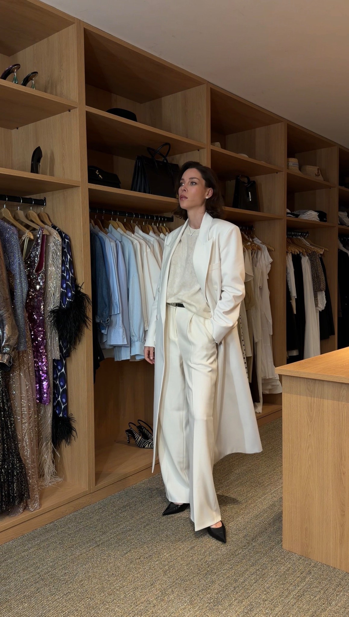 Living in neutrals this spring 🤍
Soft tailoring, elevated basics, and that effortless “put-together” energy I’m always chasing.

This is the kind of outfit I reach for when I want to feel confident, polished, and feminine without overthinking it.

Tailored pants + lightweight knit + long coat = the ultimate spring uniform.
Easy to recreate, easy to wear, always chic.

#LTKeurope #LTKfrance #LTKworkwear