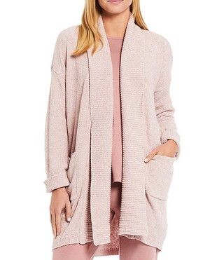 N Natori Chenille Open Front Lounge Cardigan | Dillard's | Dillard's