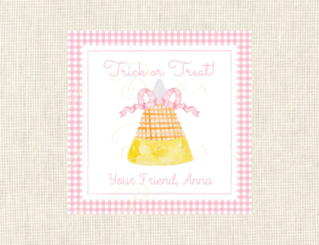 Watercolor Halloween Tags / Kids Tags for Halloween Treat Bags - Etsy | Etsy (US)