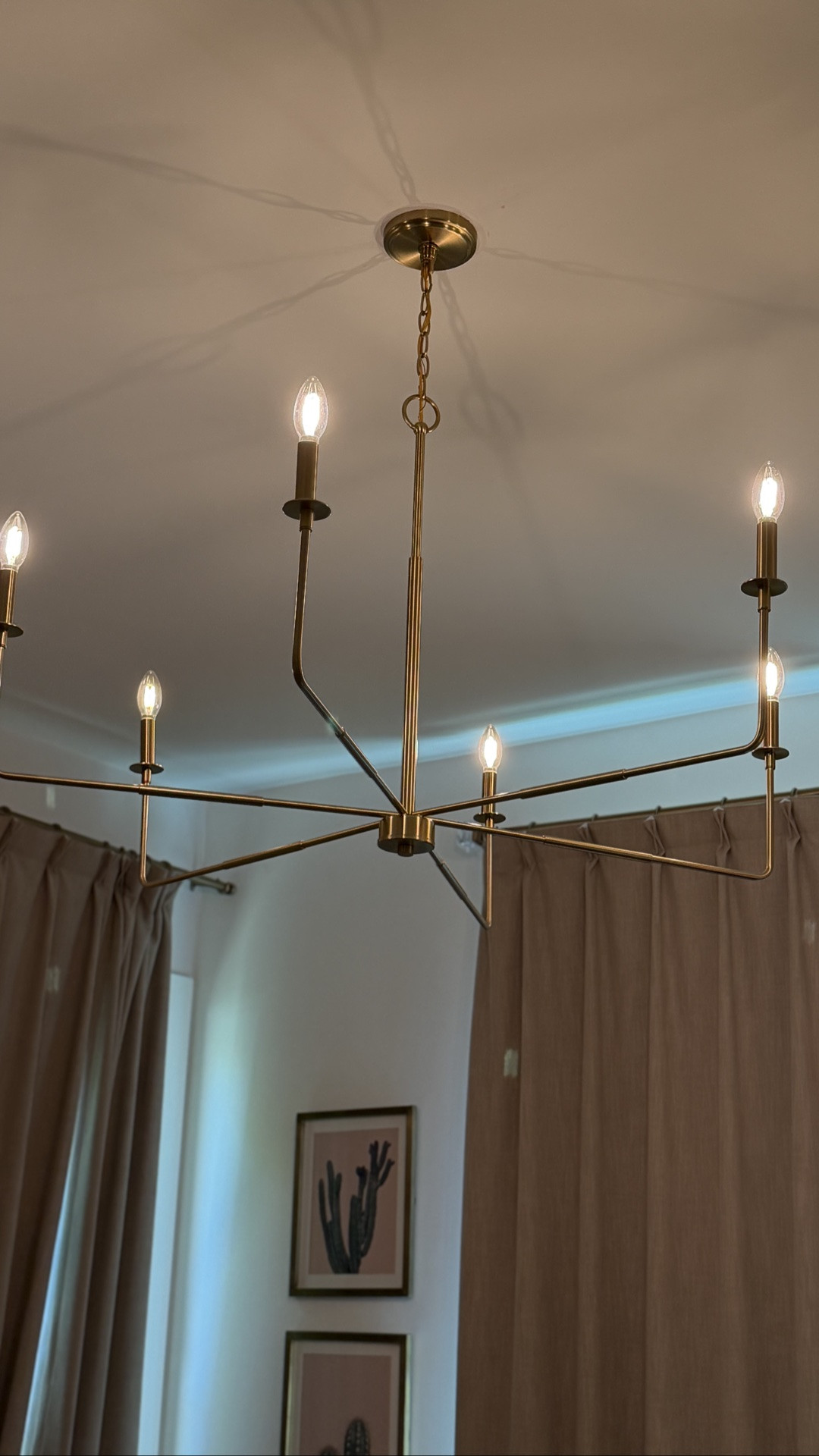 I love the understated elegance of this modern chandelier. Previously in our primary bedroom, it is now in our youngest daughter’s room ￼￼

Modern brass chandelier, simple brass chandelier, minimalist light fixture, Wayfair lighting, modern ceiling light, warm brass lighting, contemporary chandelier, elegant light fixture, designer-look lighting, affordable chandelier, modern home décor, dining room chandelier, entryway lighting, living room light fixture, timeless brass finish, statement lighting, luxury look for less, organic modern lighting, warm modern interiors, Wayfair home finds.

#LTKdayinmylife #LTKSeasonal #LTKHome