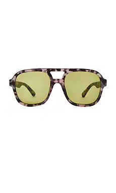 AIRE Whirlpool Sunglasses in Charcoal Tortoise & Sage Tint from Revolve.com | Revolve Clothing (Global)