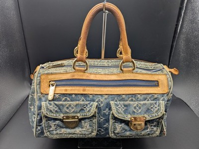 LOUIS VUITTON Neo Speedy Hand Bag Monogram Denim Leather Blue M95019 250822 | eBay US