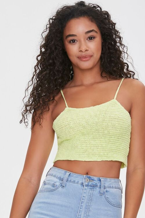 Sweater-Knit Cropped Cami | Forever 21 (US)