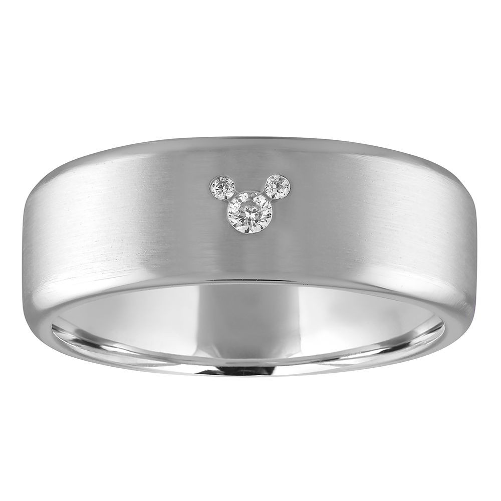 Mickey Mouse Icon Band Ring for Men by Rebecca Hook | Disney Store