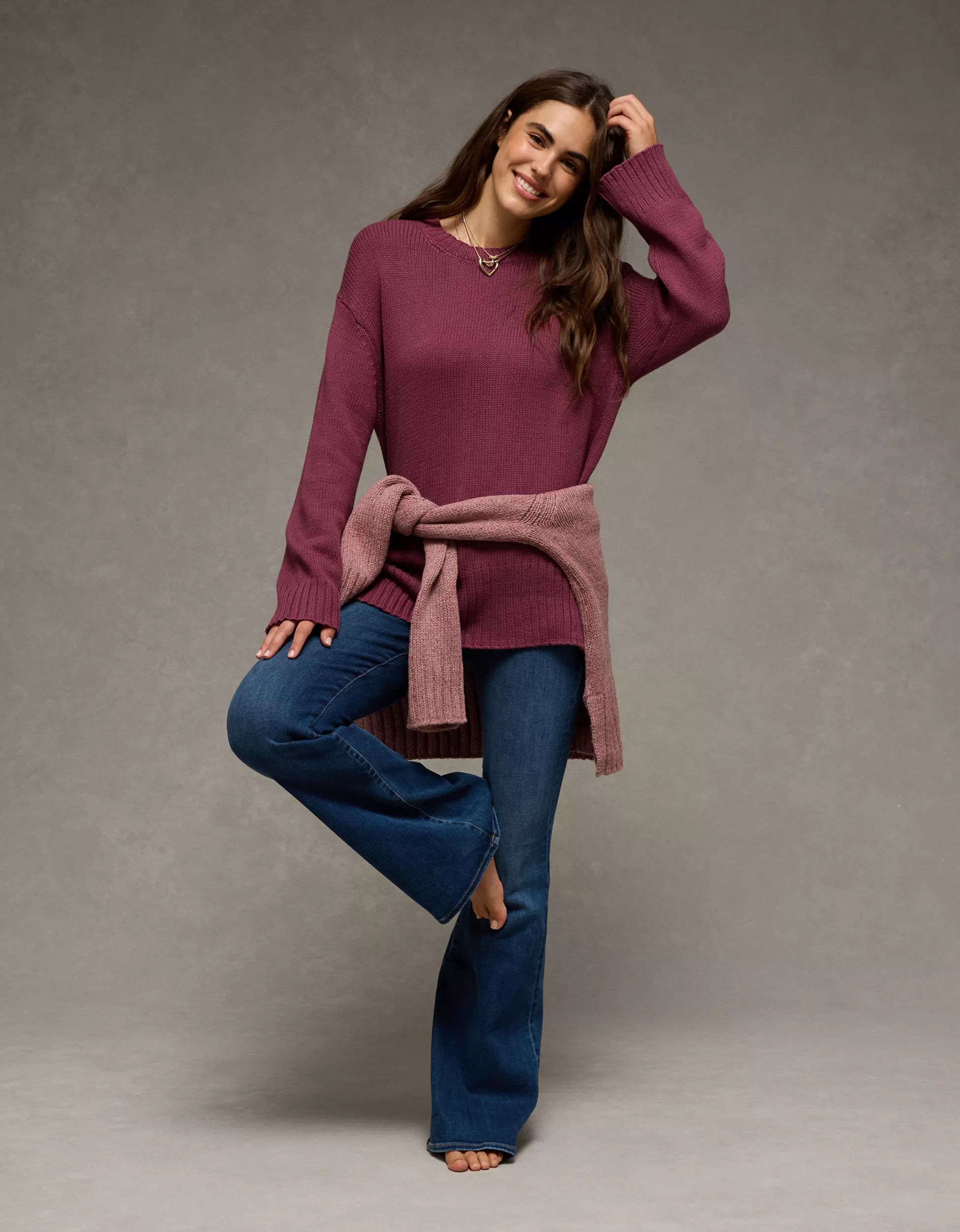 AE Long Weekend Pullover Sweater | American Eagle Outfitters (US & CA)