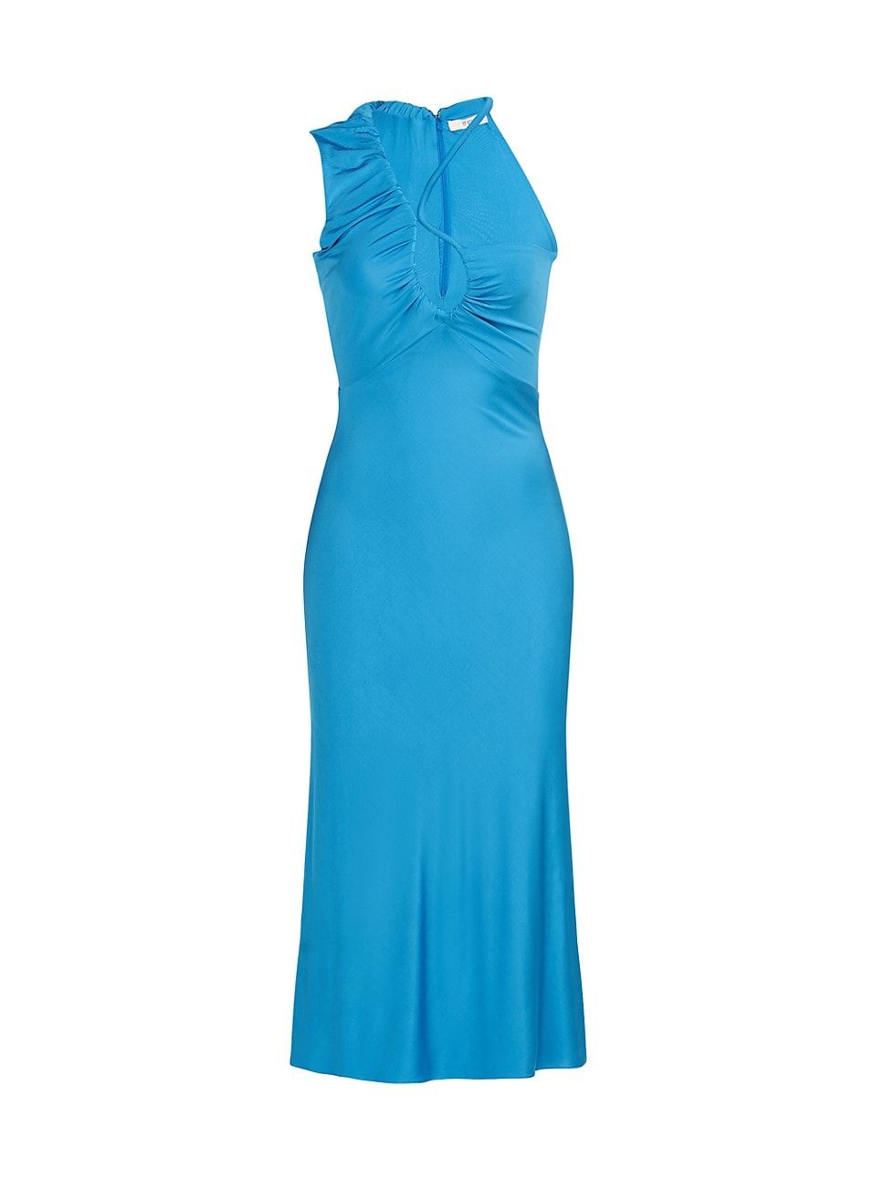 Phebe Cord Halterneck Midi-Dress | Saks Fifth Avenue