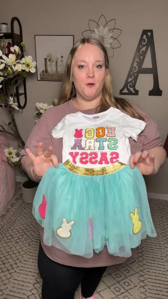If you’re a mom you already know the pictures you take during holidays become some of your favorite memories.

This little Easter outfit is seriously adorable with the “Eggstra Sassy” tee and bunny tutu skirt. It’s one of those outfits you’ll look back on years from now and remember just how cute she was.

girls easter outfit, toddler easter dress, bunny tutu outfit, girls holiday outfit, easter photo outfit, eggstra sassy outfit


#LTKSeasonal #LTKSaleAlert #LTKKids