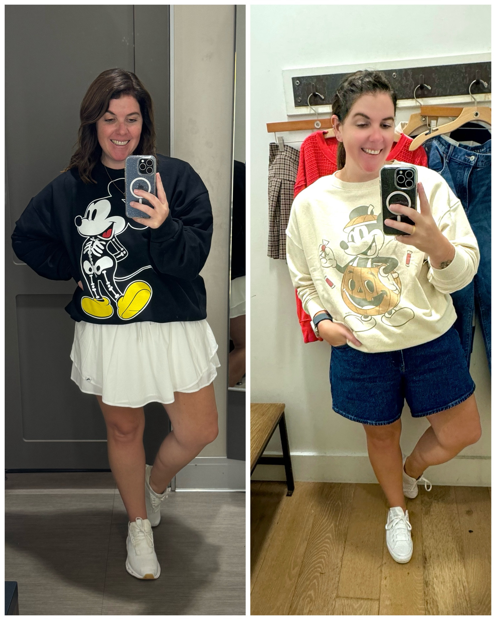 Two Mickey Halloween sweatshirt…which one is your fave?! 

The skeleton Mickey is from Target, it runs TTS and it is $21.99! Pumpkin Mickey is from American Eagle, it runs TTS and is on sale for $35!

#LTKFindsUnder50 #LTKTravel #LTKStyleTip