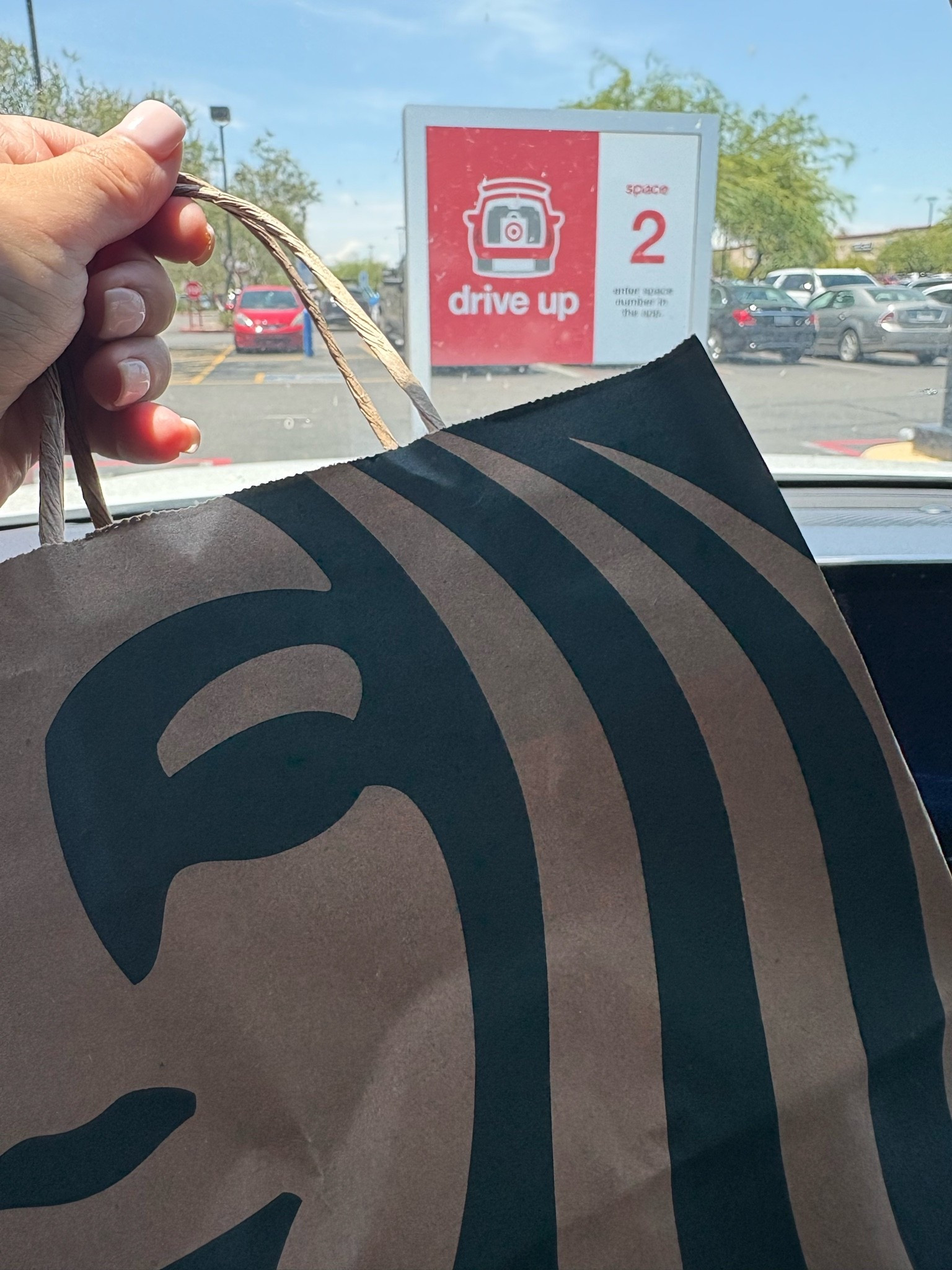 My target pick up order