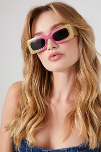 Gradient Rectangular Sunglasses | Forever 21 (US)