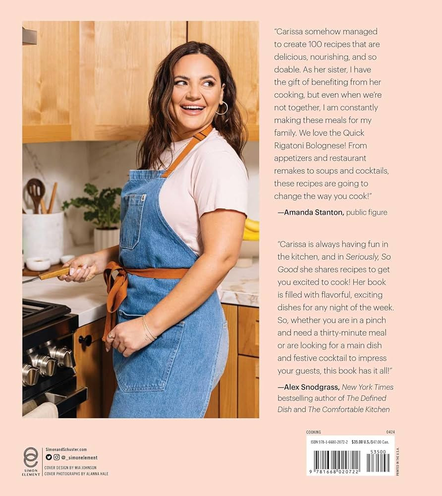 Seriously, So Good: Simple Recipes for a Balanced Life (A Cookbook) | Amazon (US)